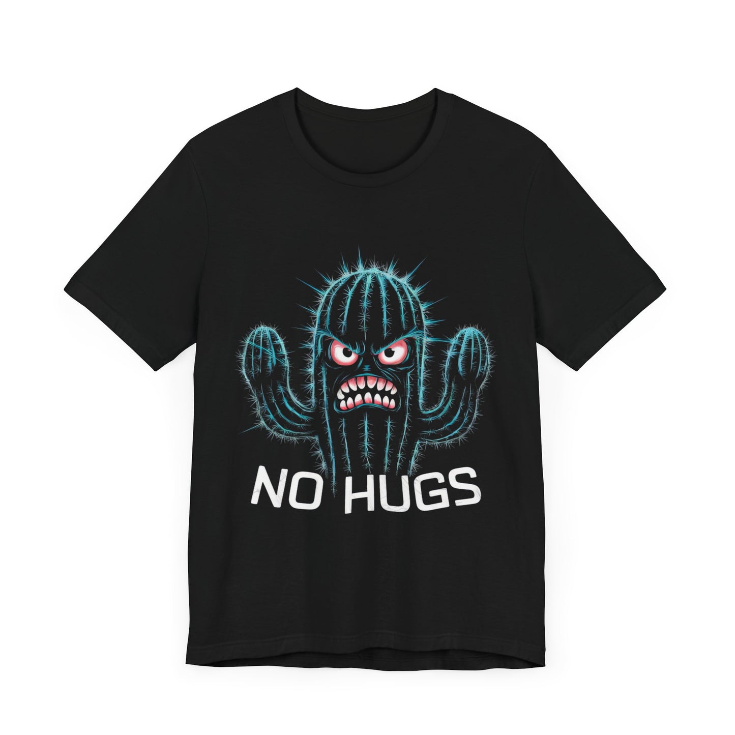 No Hugs - Cactus - Funny - T-Shirt by Stichas T-Shirt Company
