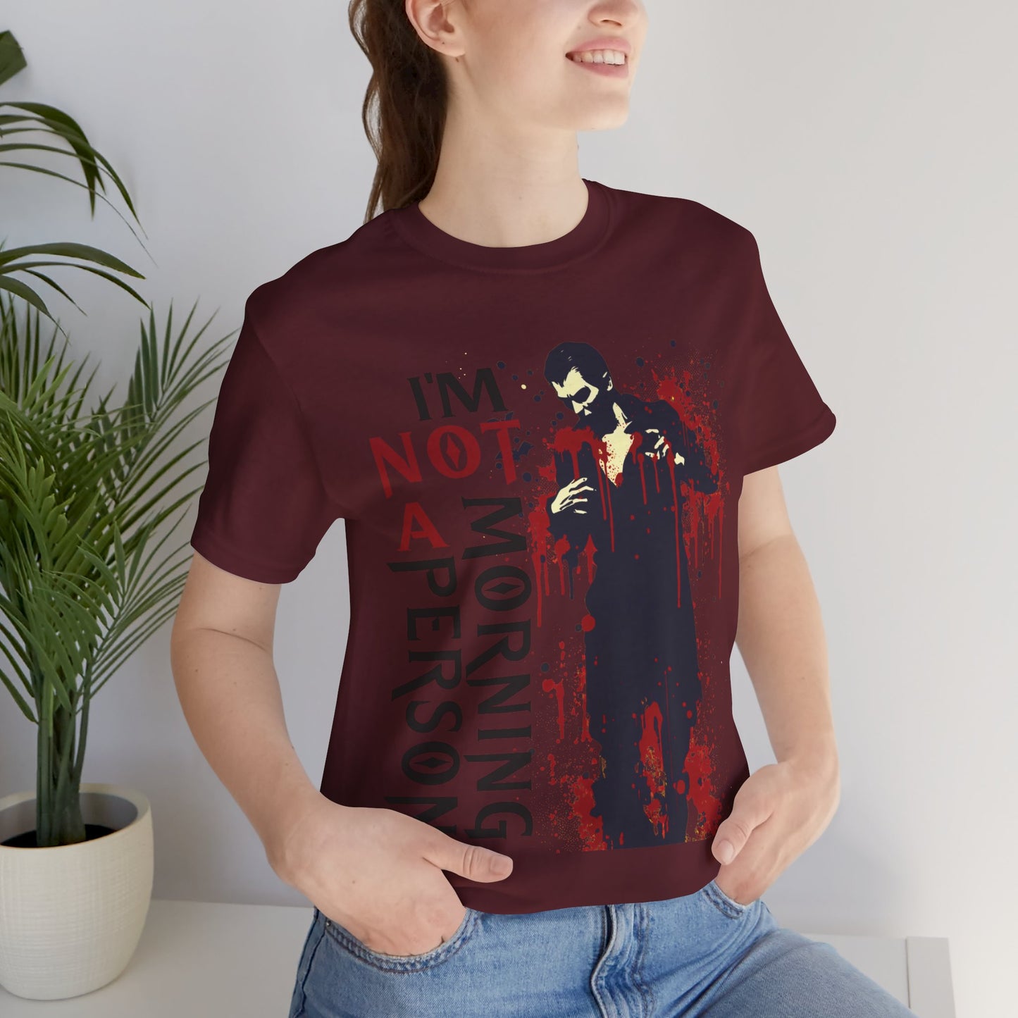 Not a Morning Person - Vampire T-Shirt by Stichas T-Shirt Company