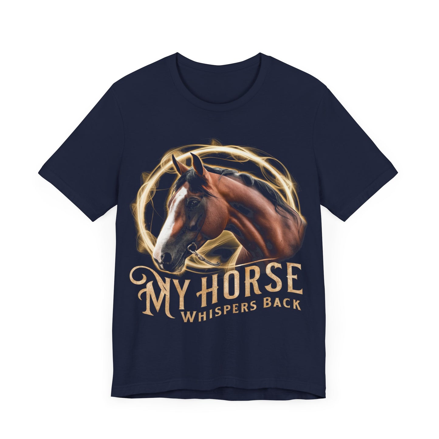 My Horse Whispers Back - Horse Lover’s T-Shirt by Stichas T-Shirt Company