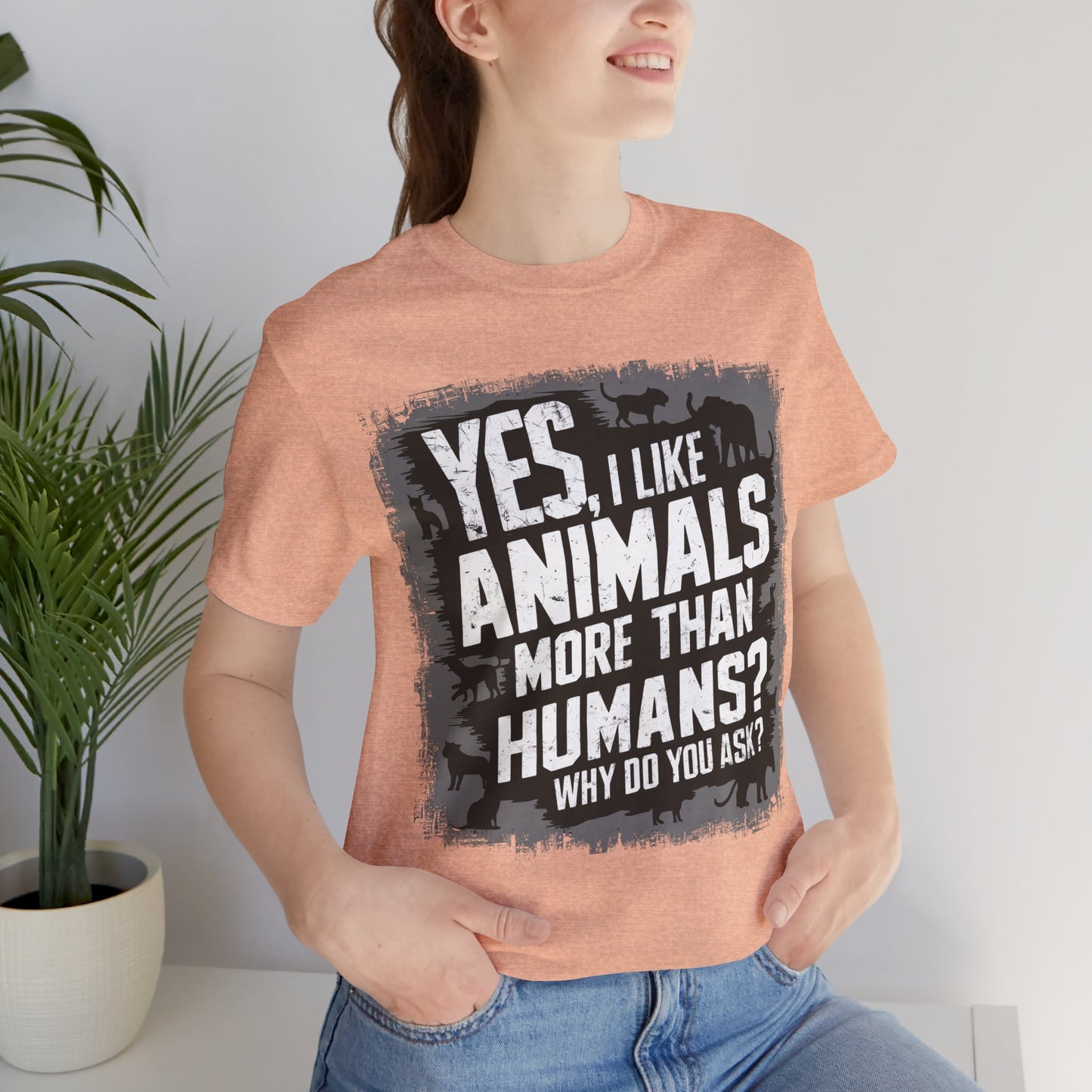 Yes, I like Animals More than Humans – Dog Lover T-Shirt by Stichas T-Shirt Company