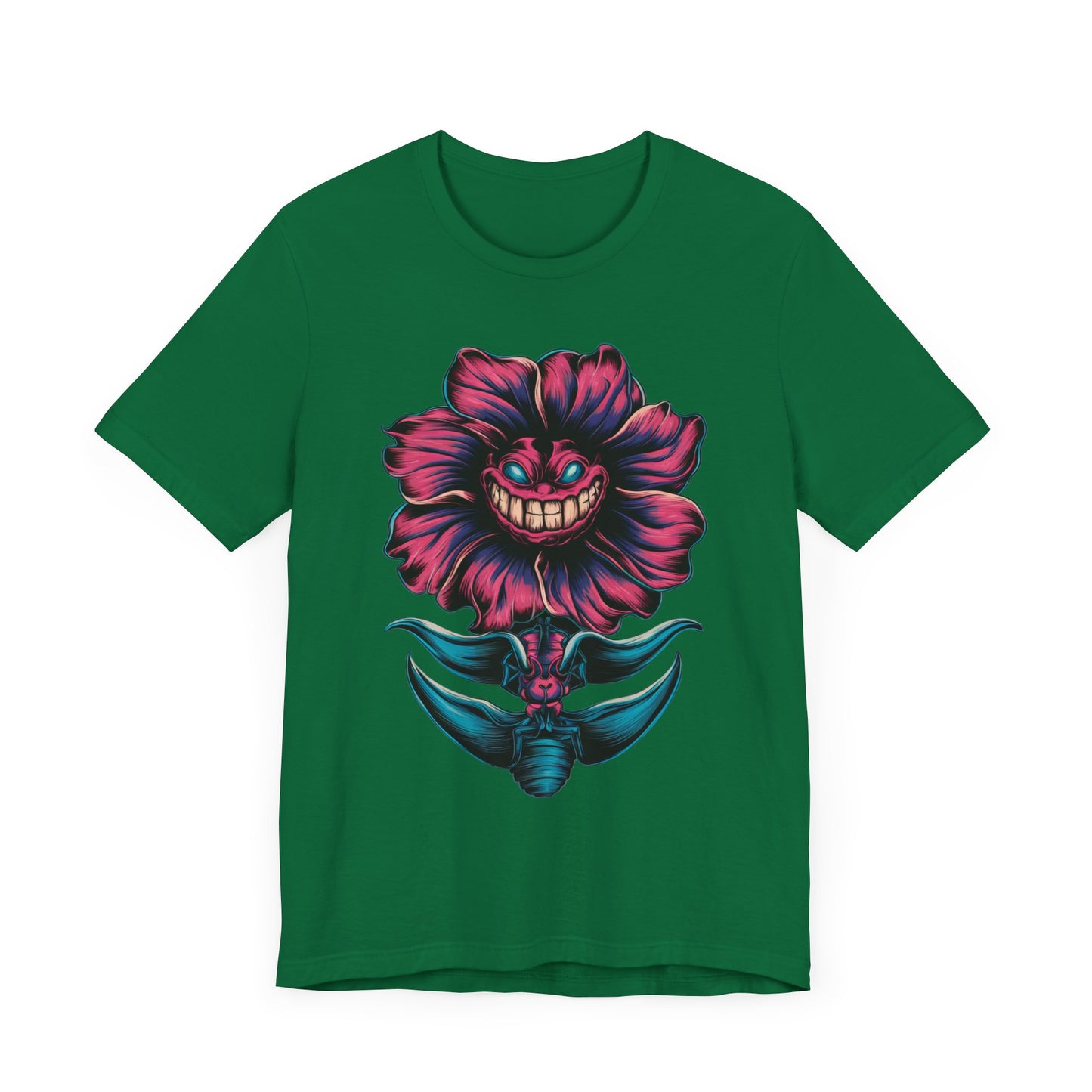 Evil Flower - Funny T-Shirt by Stichas T-Shirt Company