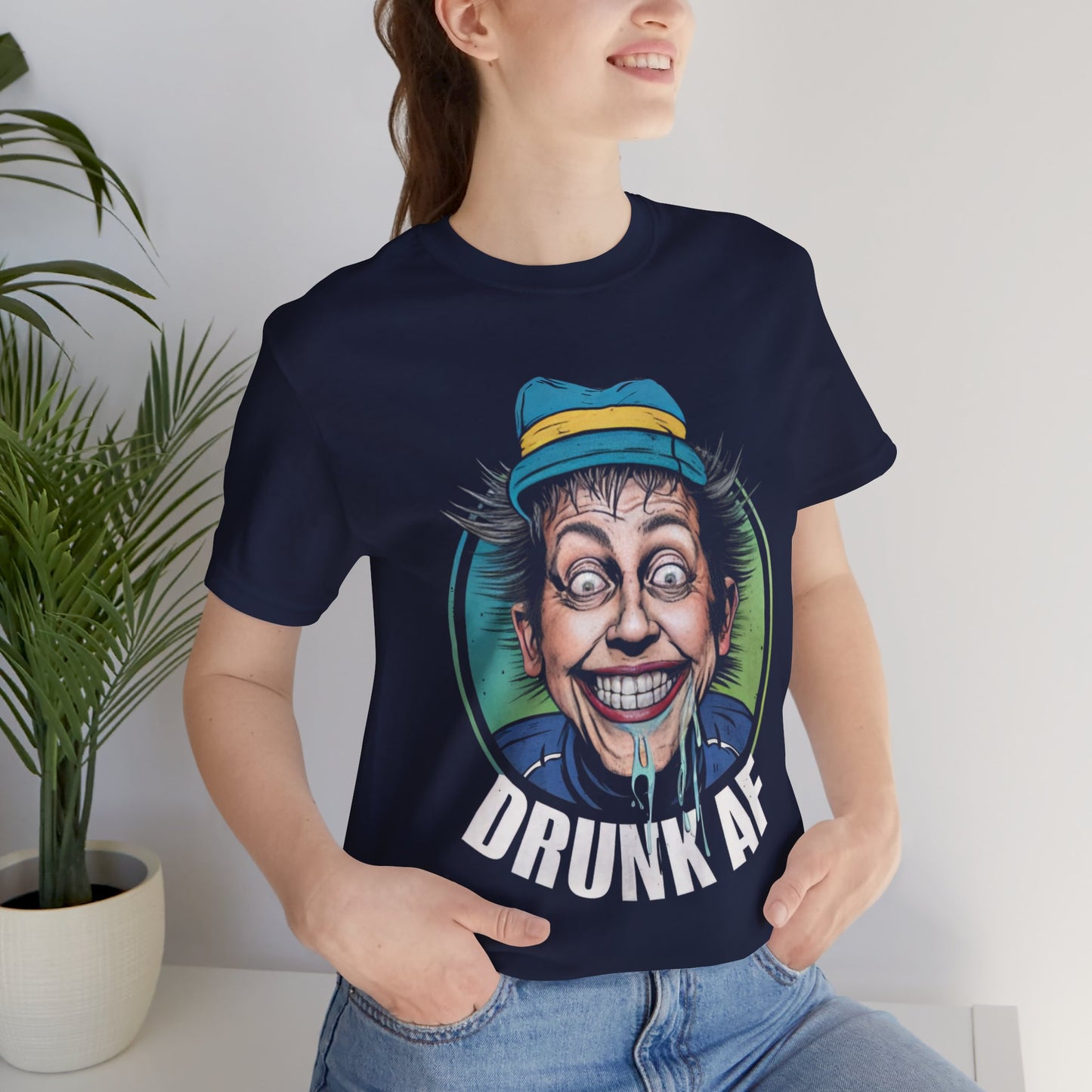 Drunk AF - Funny - T-Shirt by Stichas T-Shirt Company