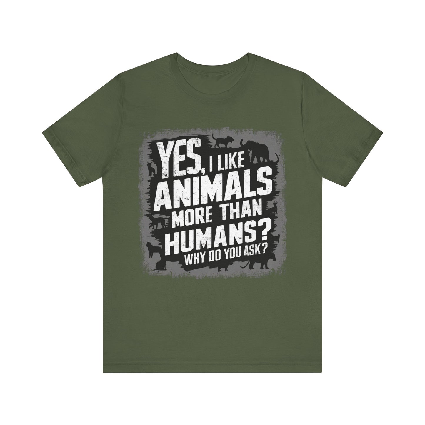 Yes, I like Animals More than Humans – Dog Lover T-Shirt by Stichas T-Shirt Company