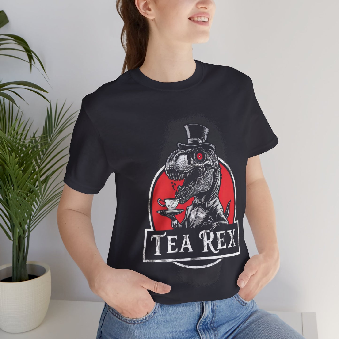 Tea Rex - Funny T-Shirt by Stichas T-Shirt Company