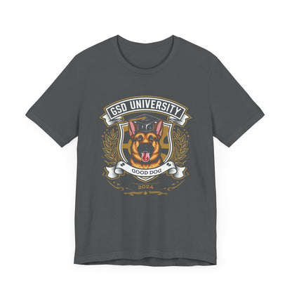 GSD University – German Shepherd Dog Lover T-Shirt by Stichas T-Shirt Company