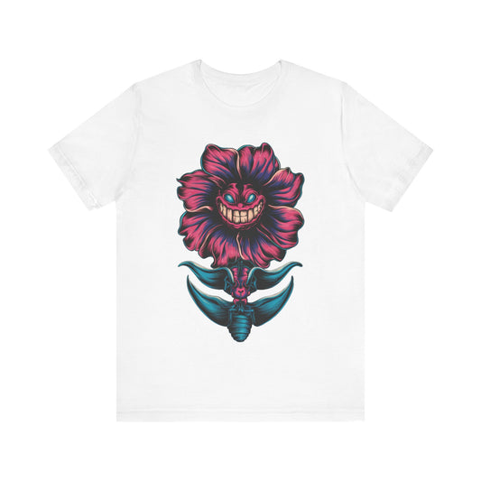 Evil Flower - Funny T-Shirt by Stichas T-Shirt Company