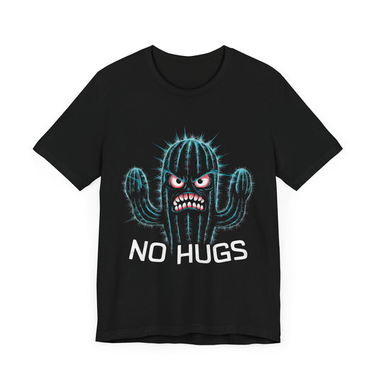 No Hugs - Cactus  - Funny - T-Shirt by Stichas T-Shirt Company