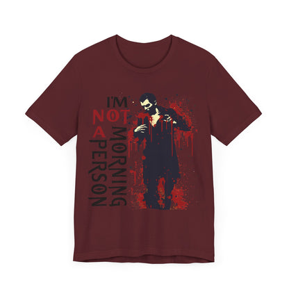 Not a Morning Person - Vampire T-Shirt by Stichas T-Shirt Company