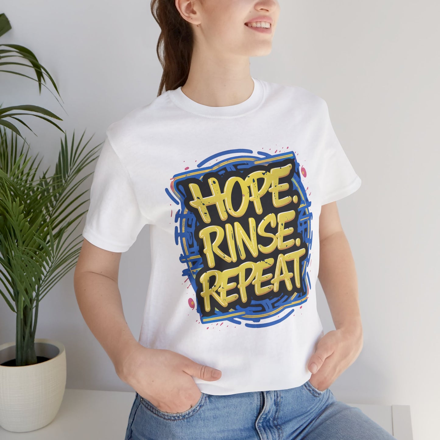 Hope. Rinse. Repeat - Political - T-Shirt by Stichas T-Shirt Company