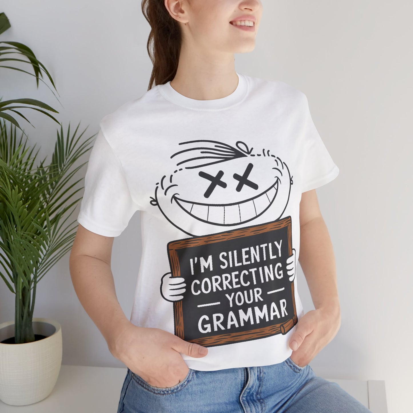 I’m Silently Correcting Your Grammar - Funny T-Shirt by Stichas T-Shirt Company