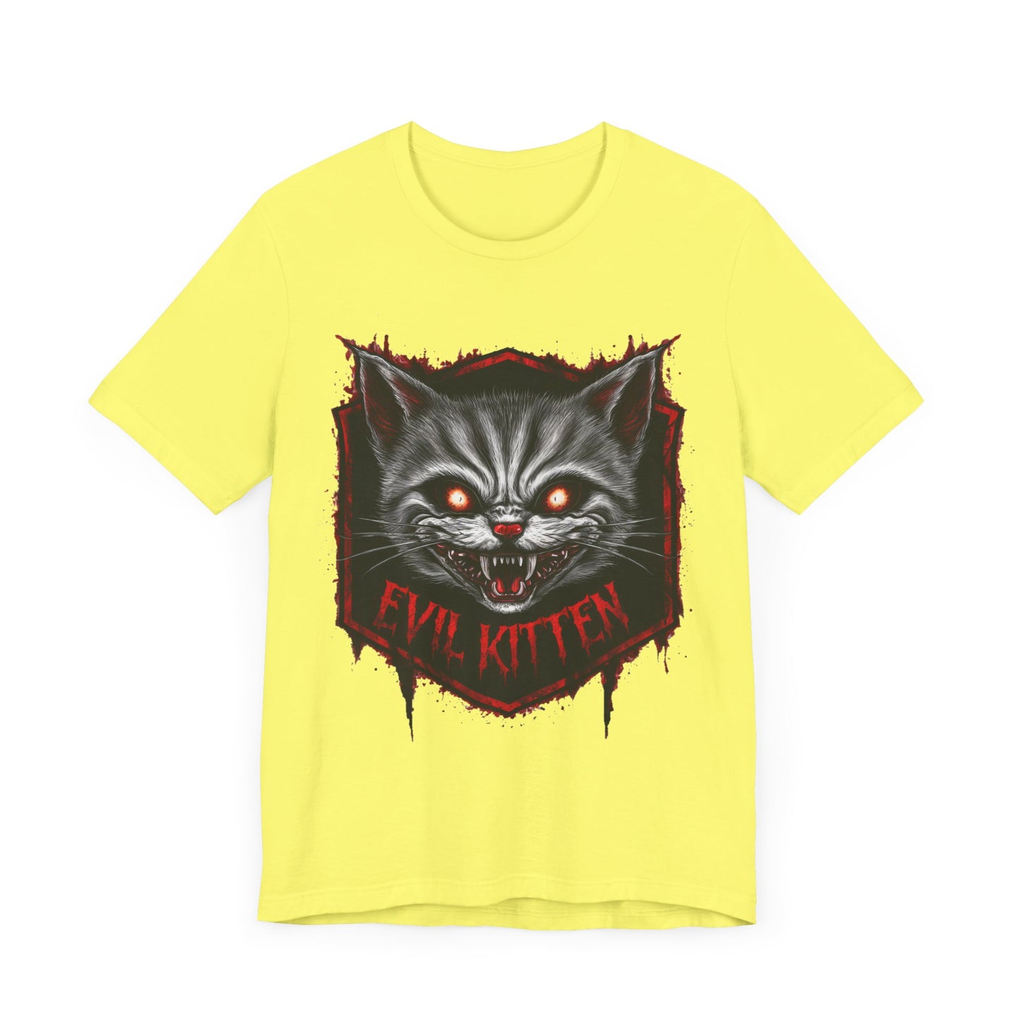 Evil Kitten - Funny T-Shirt by Stichas T-Shirt Company