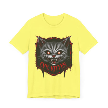 Evil Kitten - Funny T-Shirt by Stichas T-Shirt Company