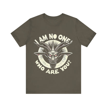 I am No One - Horror T-Shirt by Stichas T-Shirt Company