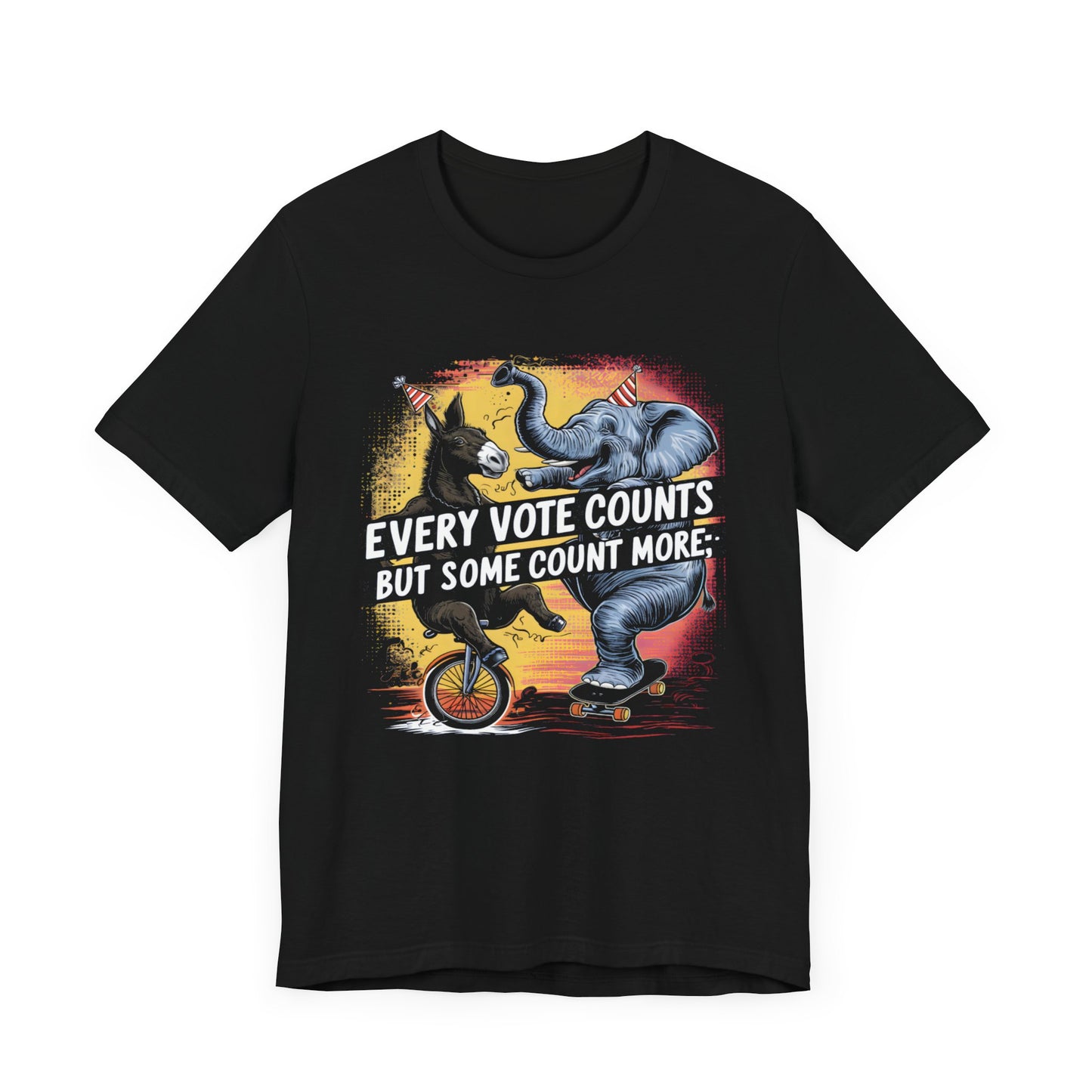 Every Vote Counts… But Some Count More - Political - T-Shirt by Stichas T-Shirt Company