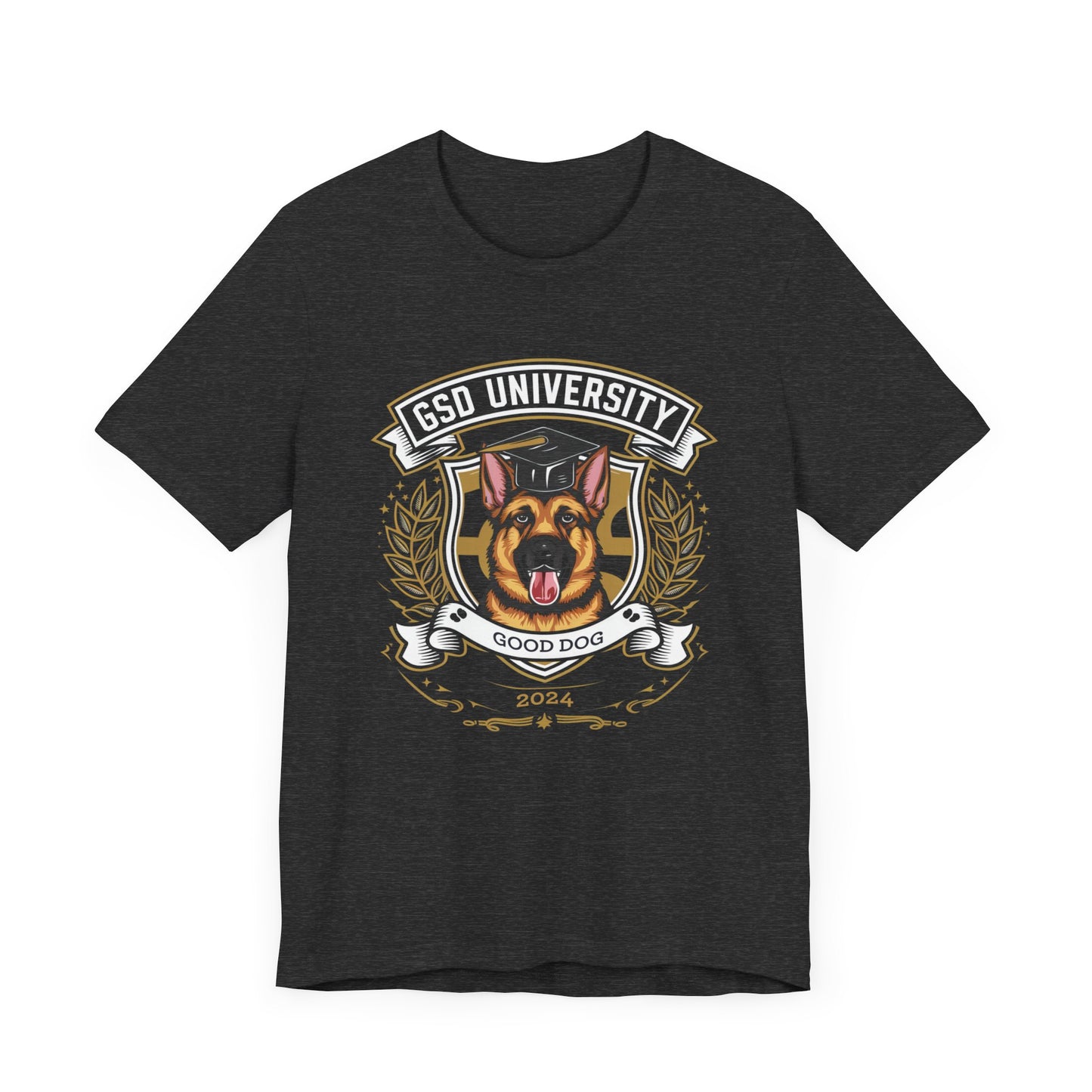 GSD University – German Shepherd Dog Lover T-Shirt by Stichas T-Shirt Company