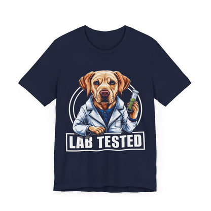 Lab Tested Labrador Retriever - Funny T-Shirt by Stichas T-Shirt Company