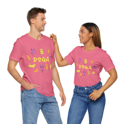 Doga - Dog Yoga - Short Sleeve Tee