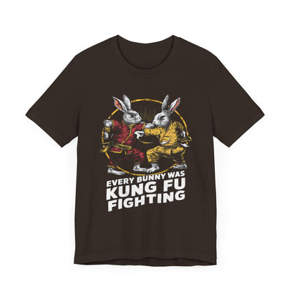 Every Bunny Was Kung Fu Fighting - Funny T-Shirt by Stichas T-Shirt Company