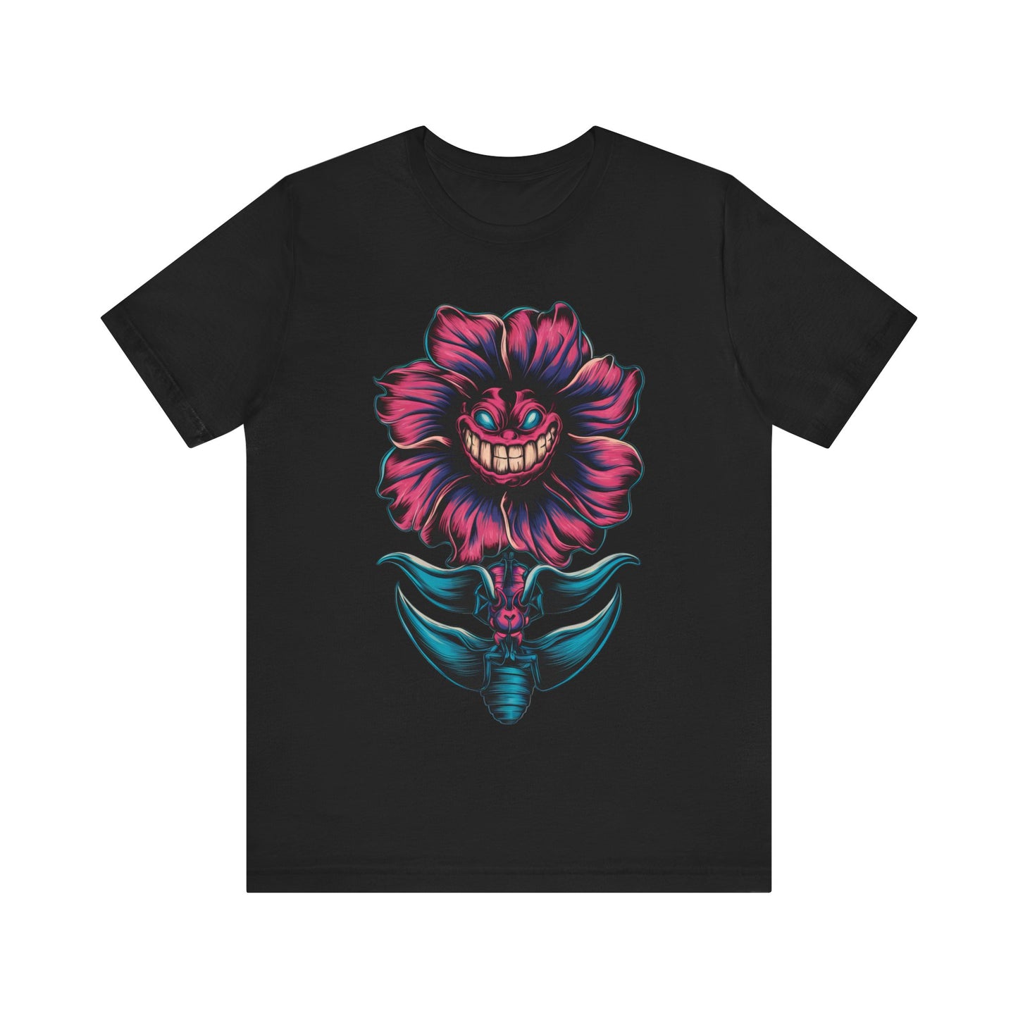 Evil Flower - Funny T-Shirt by Stichas T-Shirt Company