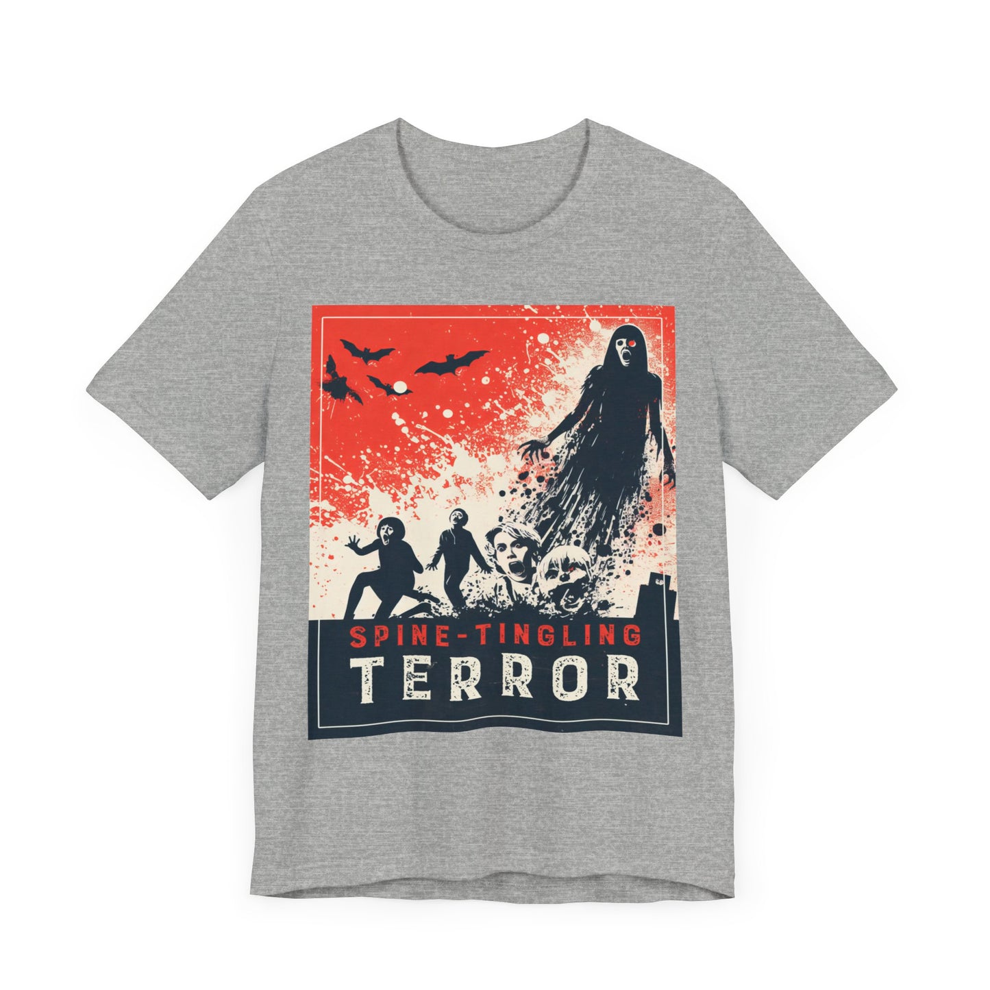 Spine-Tingling Terror  - Horror - T-Shirt by Stichas T-Shirt Company