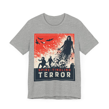 Spine-Tingling Terror  - Horror - T-Shirt by Stichas T-Shirt Company