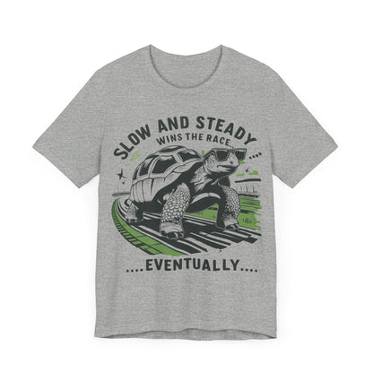 Slow and Steady Wins the Race… Eventually – Tortoise Lover T-Shirt by Stichas T-Shirt Company