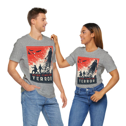 Spine-Tingling Terror  - Horror - T-Shirt by Stichas T-Shirt Company