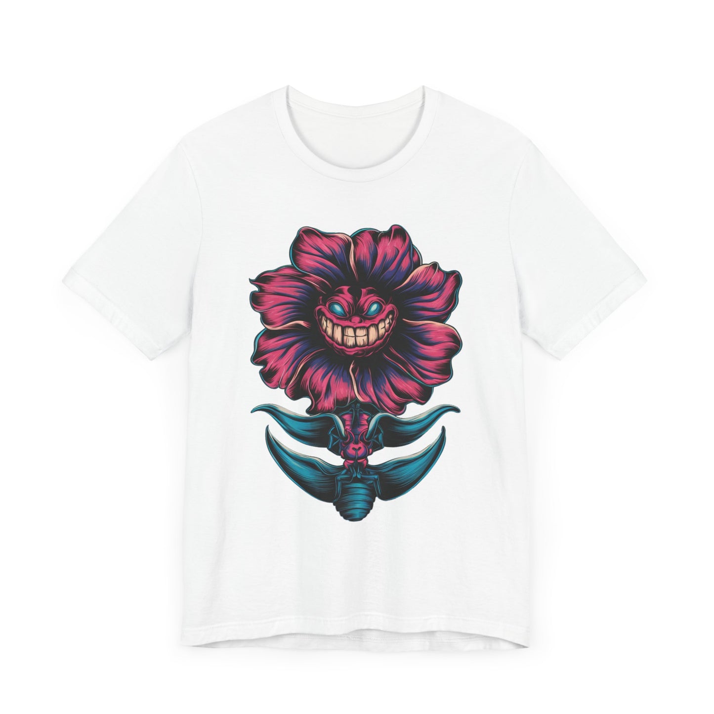 Evil Flower - Funny T-Shirt by Stichas T-Shirt Company