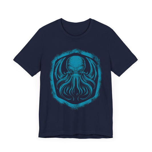 Cthulhu Crest - Horror T-Shirt by Stichas T-Shirt Company