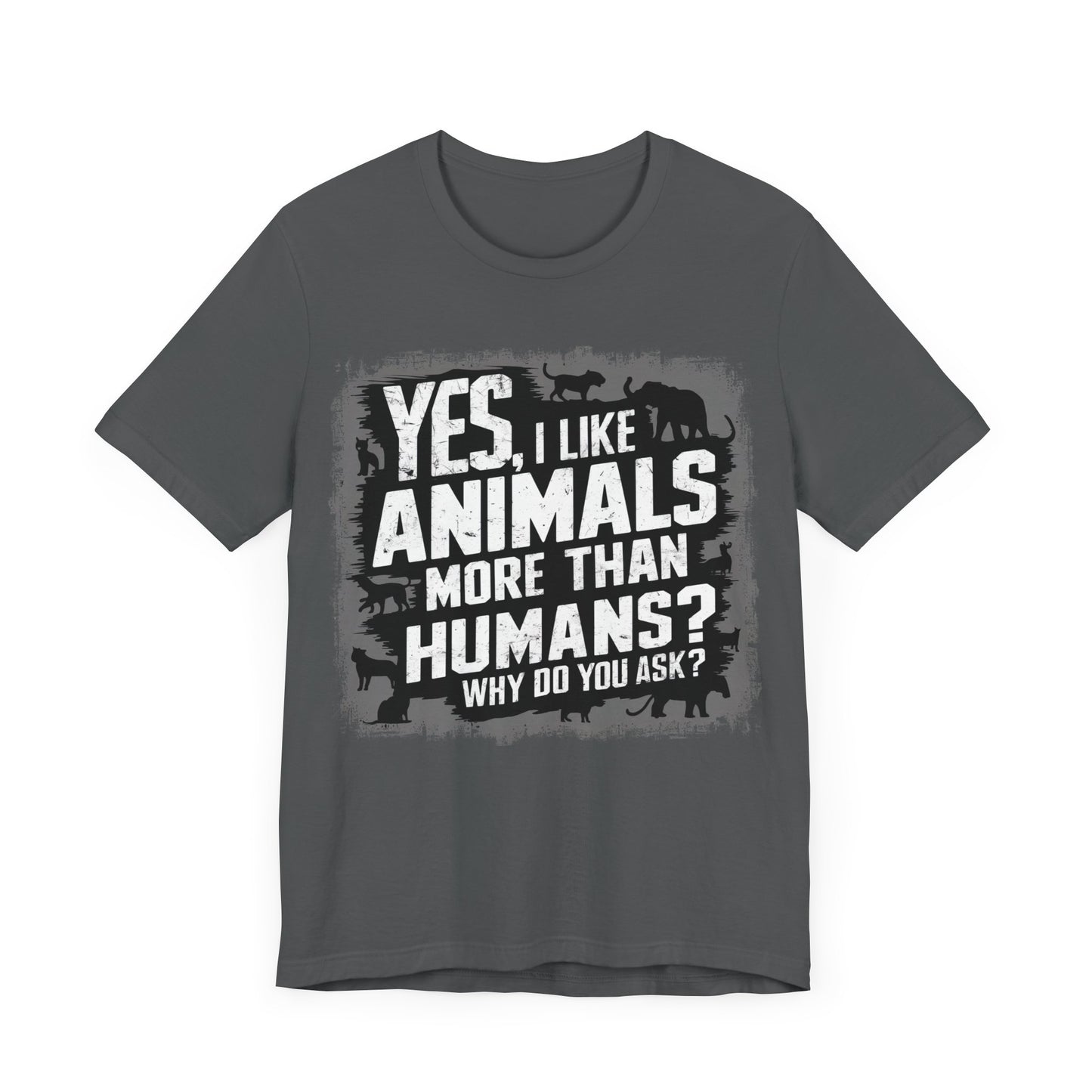 Yes, I like Animals More than Humans – Dog Lover T-Shirt by Stichas T-Shirt Company