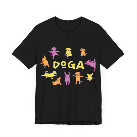 Doga - Dog Yoga - Short Sleeve Tee