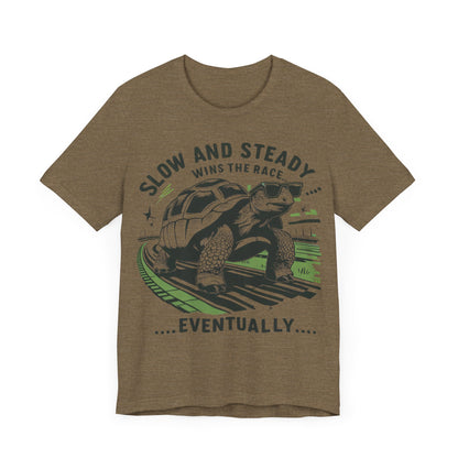 Slow and Steady Wins the Race… Eventually – Tortoise Lover T-Shirt by Stichas T-Shirt Company