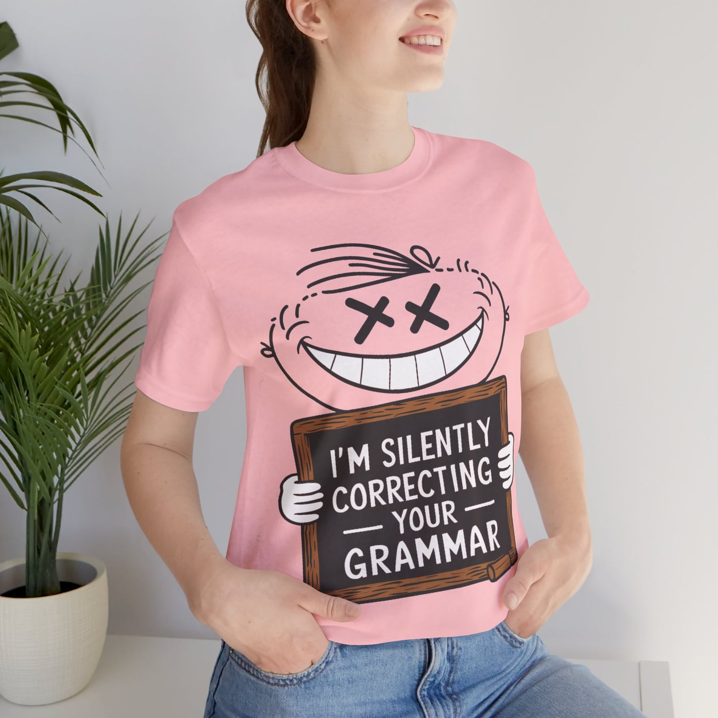 I’m Silently Correcting Your Grammar - Funny T-Shirt by Stichas T-Shirt Company