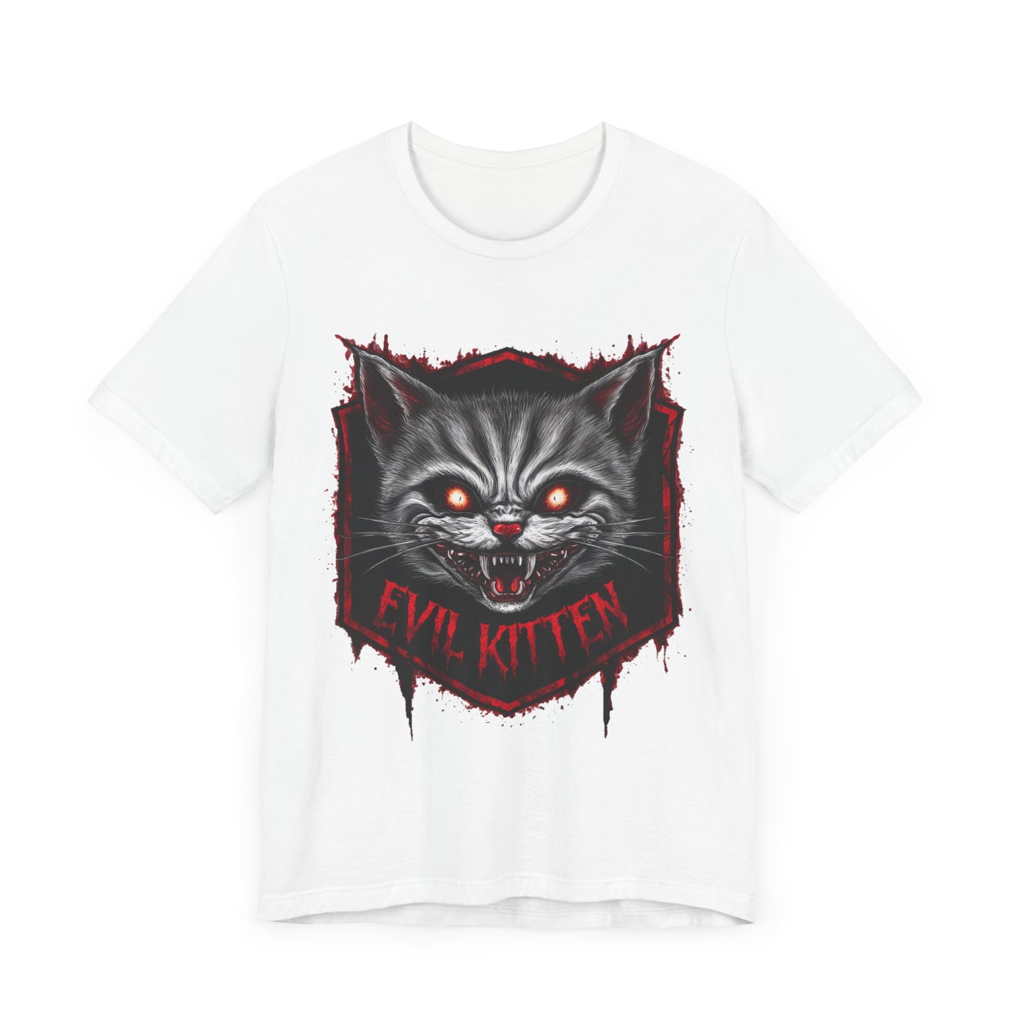 Evil Kitten - Funny T-Shirt by Stichas T-Shirt Company