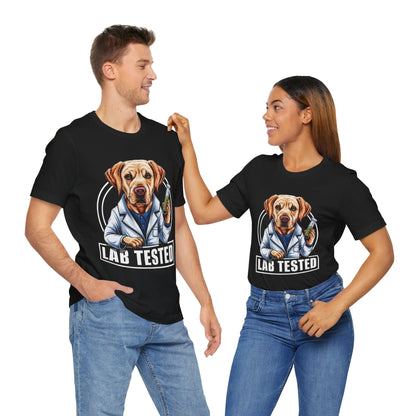 Lab Tested Labrador Retriever - Funny T-Shirt by Stichas T-Shirt Company