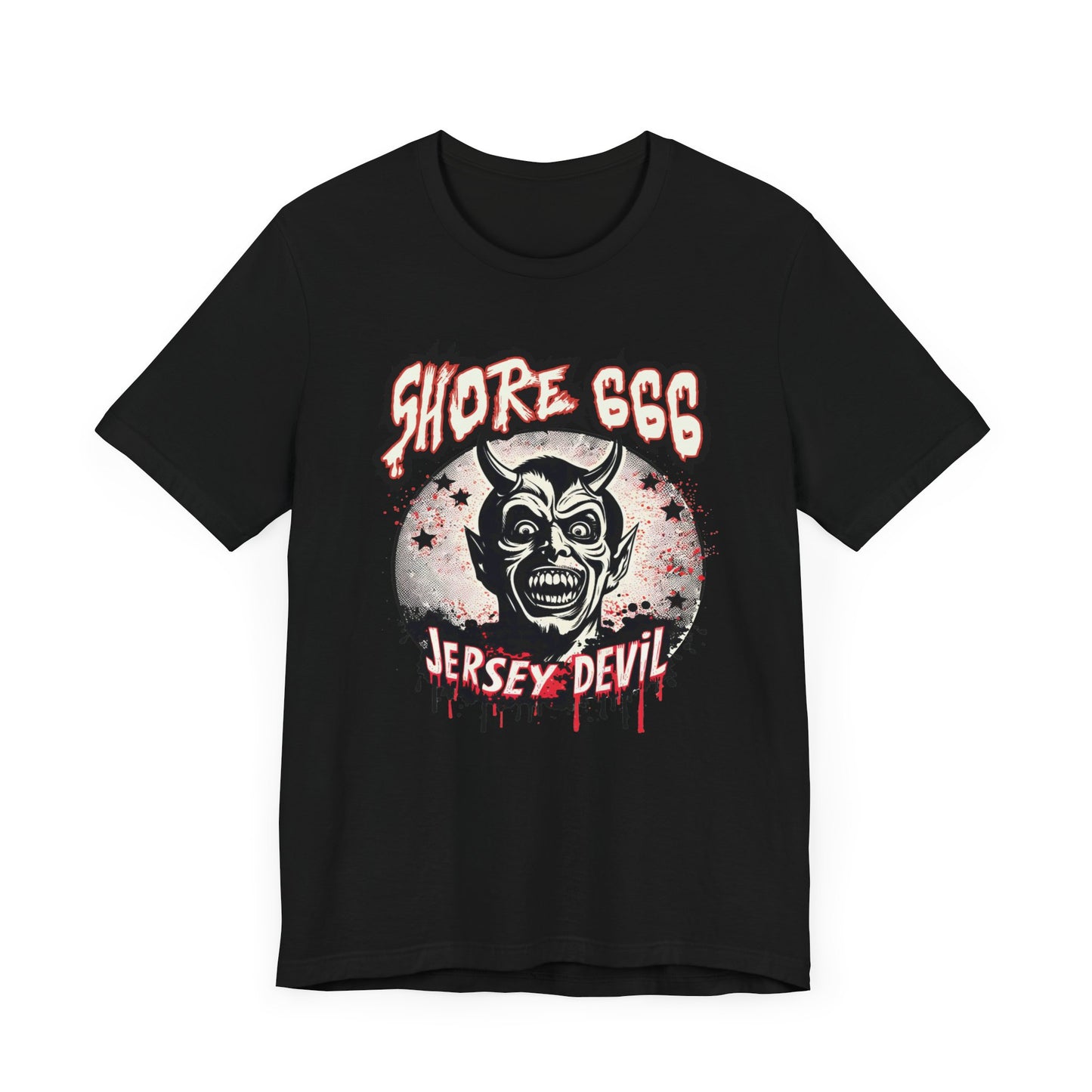 Shore 666 Jersey Devil - Horror T-Shirt by Stichas T-Shirt Company