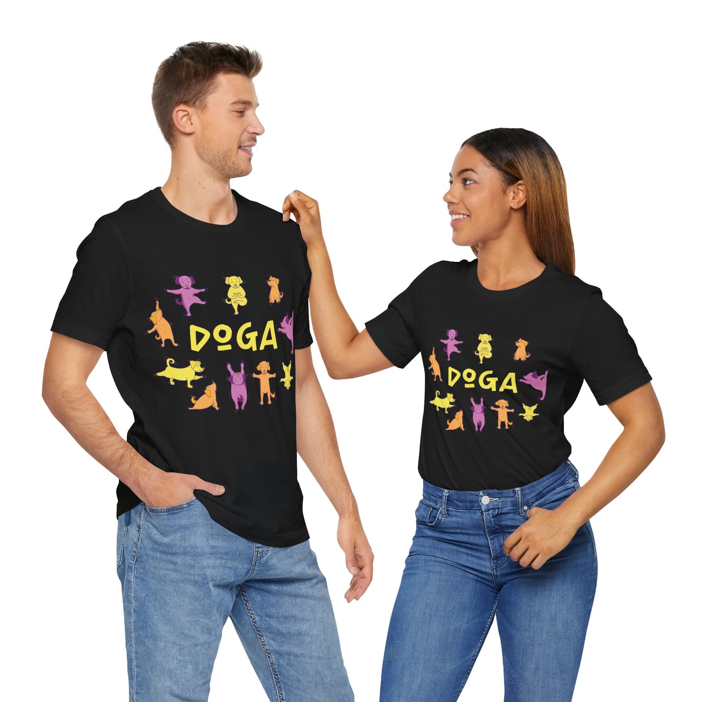 Doga - Dog Yoga - Short Sleeve Tee