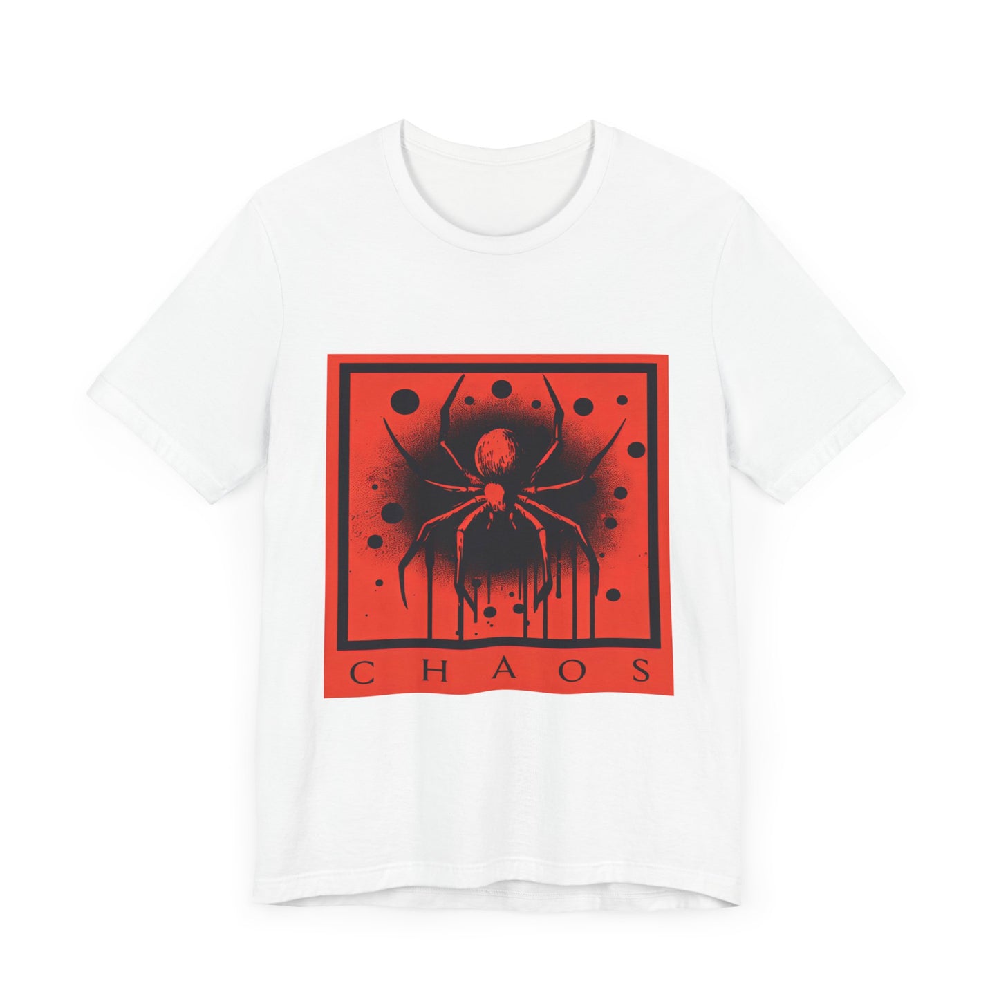 Chaos Black Widow Spider - Badass T-Shirt by Stichas T-Shirt Company