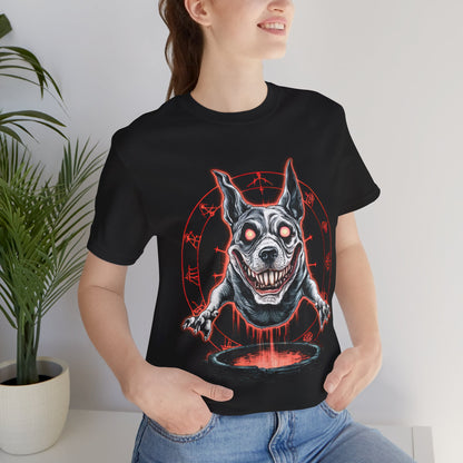 Demon Dog Has Been Summoned - Funny T-Shirt by Stichas T-Shirt Company