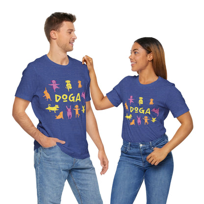 Doga - Dog Yoga - Short Sleeve Tee