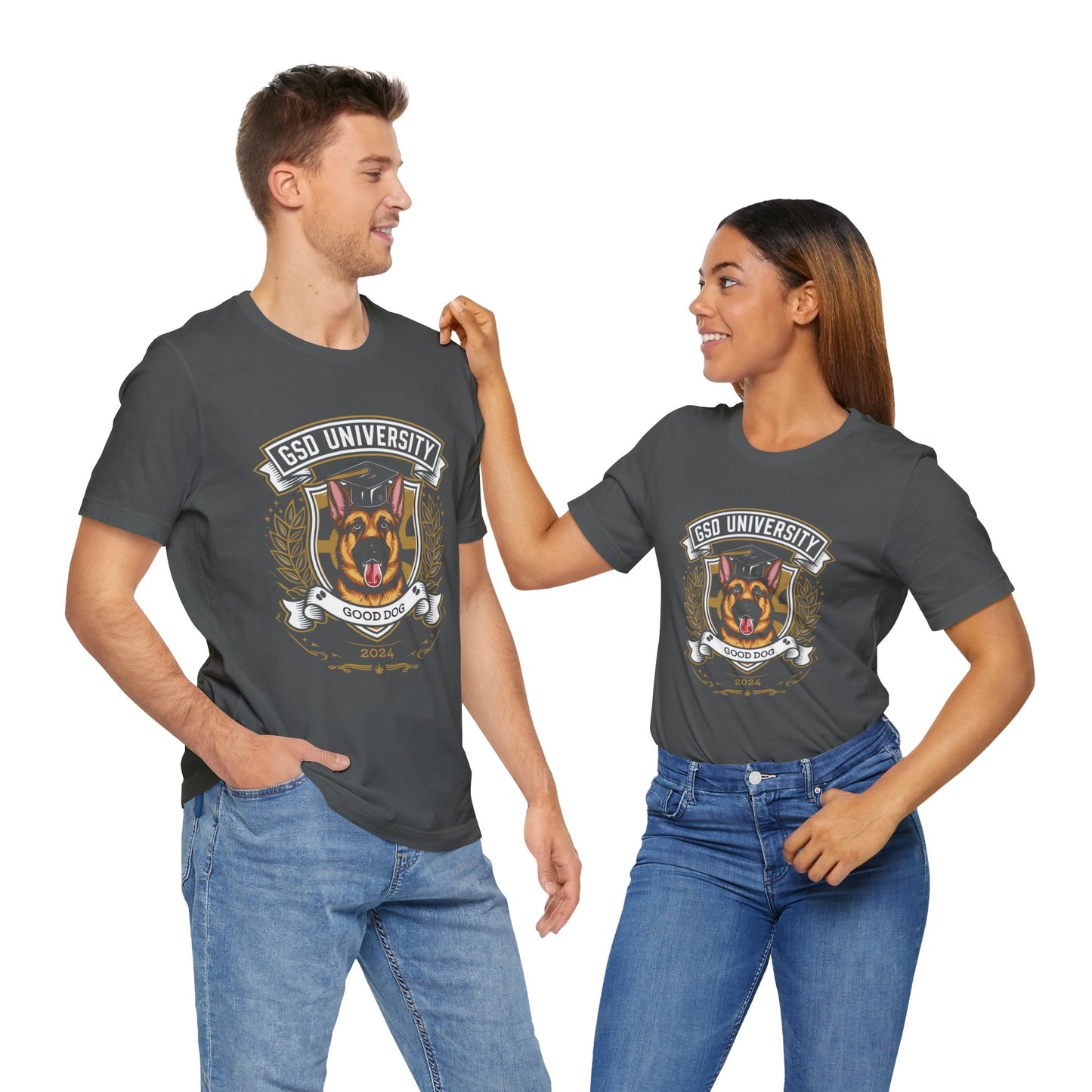 GSD University – German Shepherd Dog Lover T-Shirt by Stichas T-Shirt Company