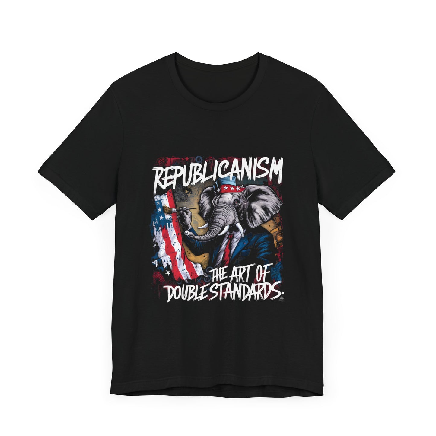 Republicanism, The Art of Double Standards - Political - T-Shirt by Stichas T-Shirt Company