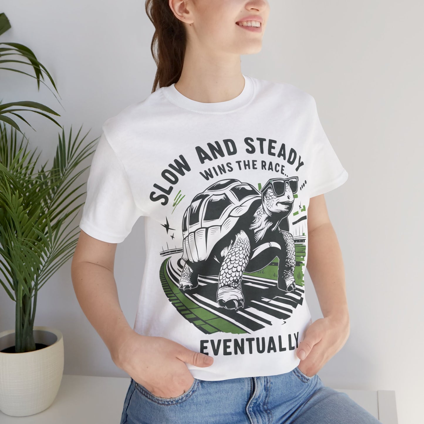 Slow and Steady Wins the Race… Eventually – Tortoise Lover T-Shirt by Stichas T-Shirt Company