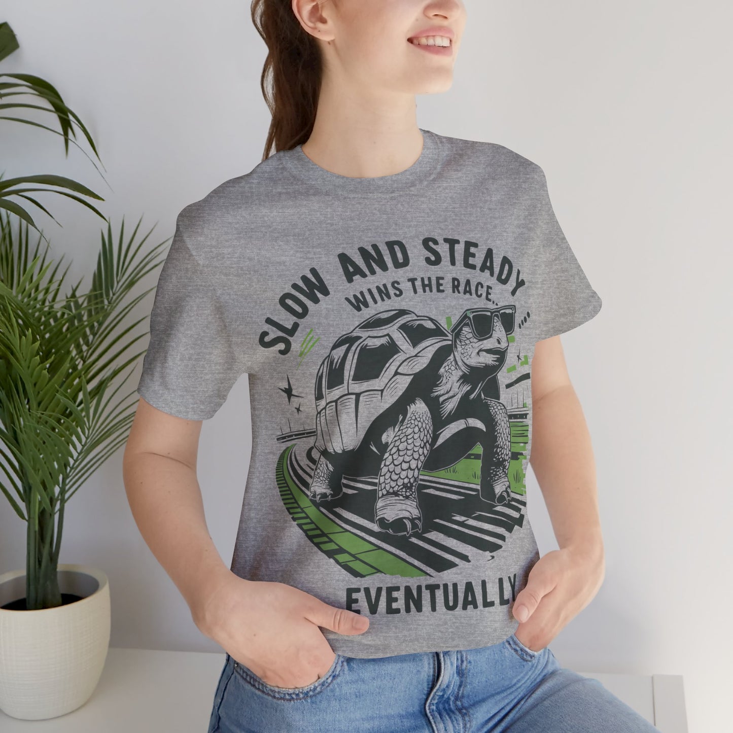 Slow and Steady Wins the Race… Eventually – Tortoise Lover T-Shirt by Stichas T-Shirt Company