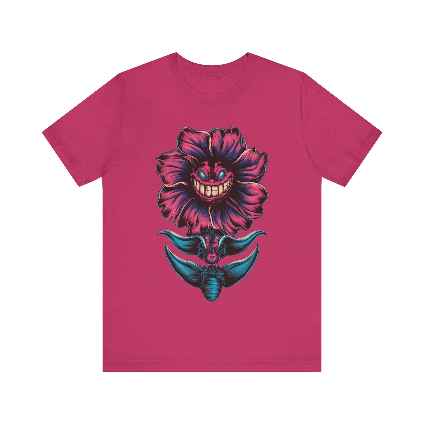 Evil Flower - Funny T-Shirt by Stichas T-Shirt Company