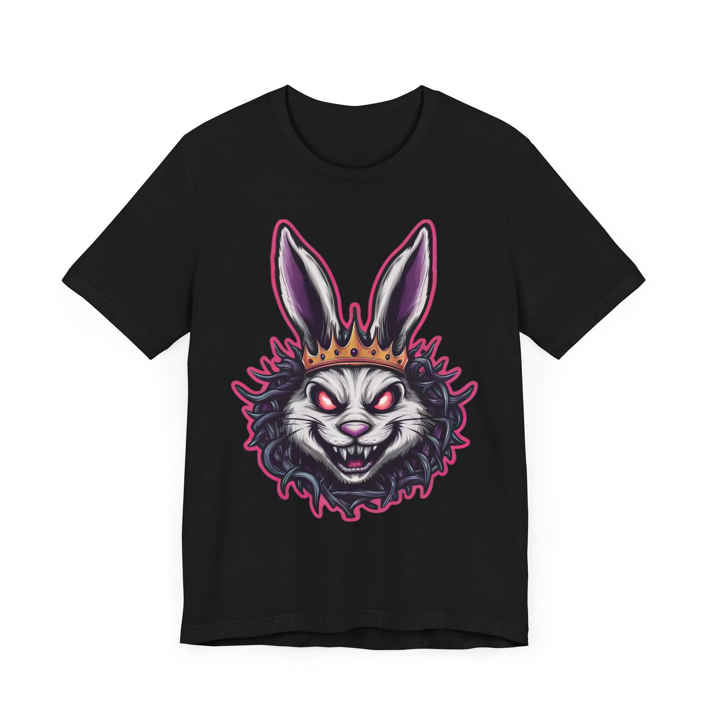 King Rabbit the Evil - Funny T-Shirt by Stichas T-Shirt Company