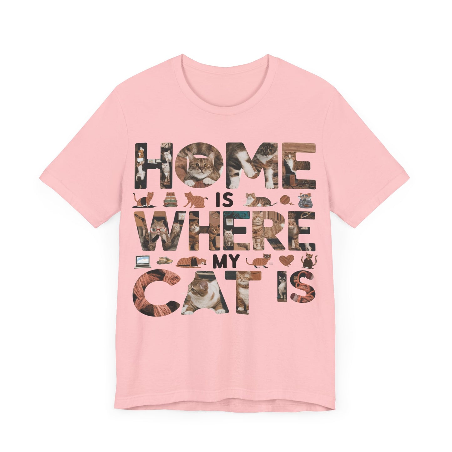 Home is Where the Cat is - Cat Lover’s T-Shirt by Stichas T-Shirt Company