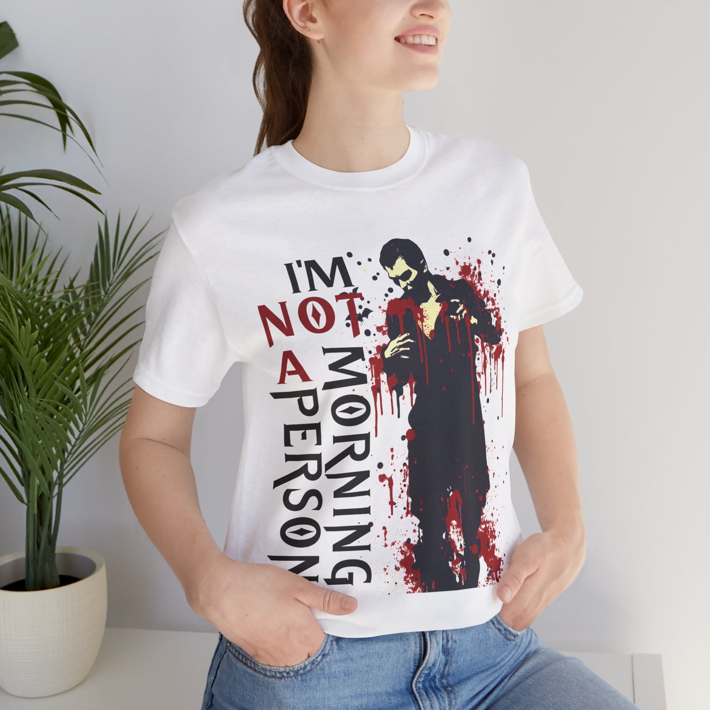 Not a Morning Person - Vampire T-Shirt by Stichas T-Shirt Company