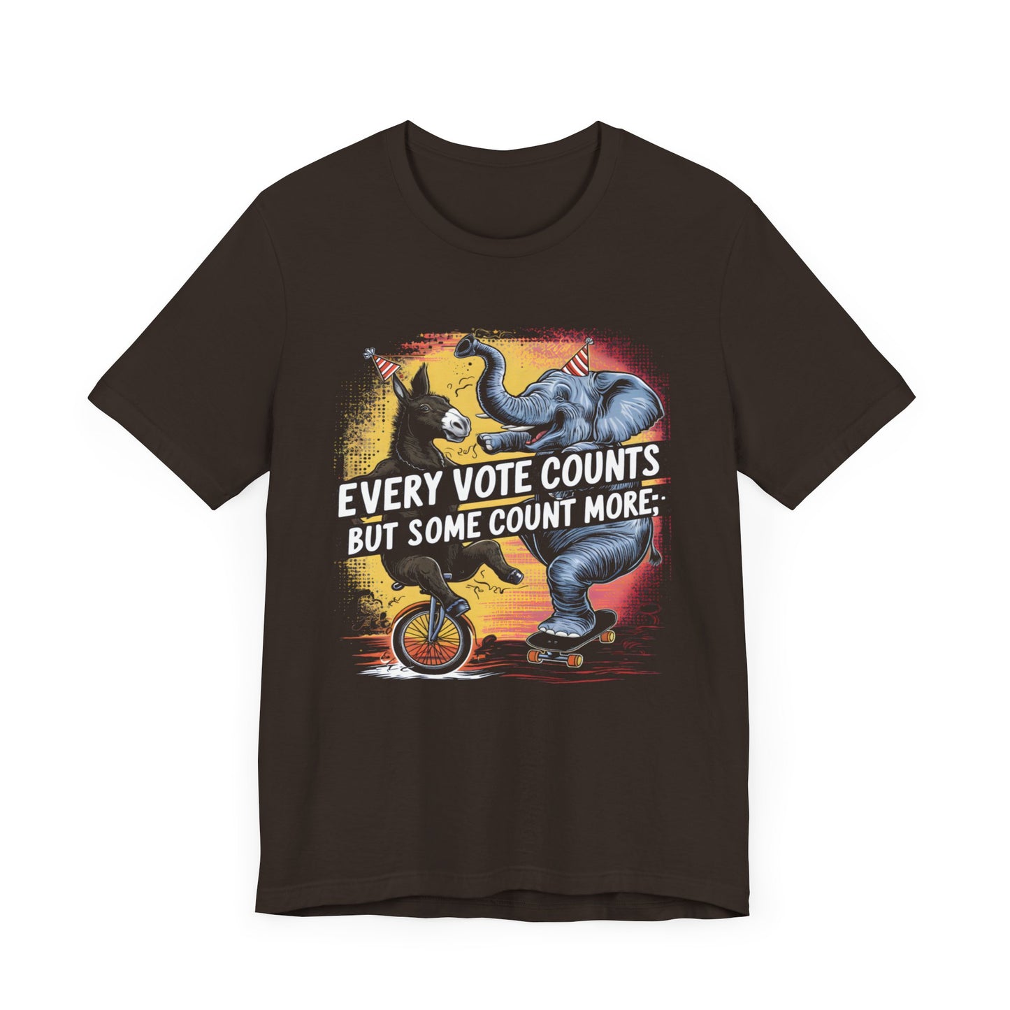 Every Vote Counts… But Some Count More - Political - T-Shirt by Stichas T-Shirt Company