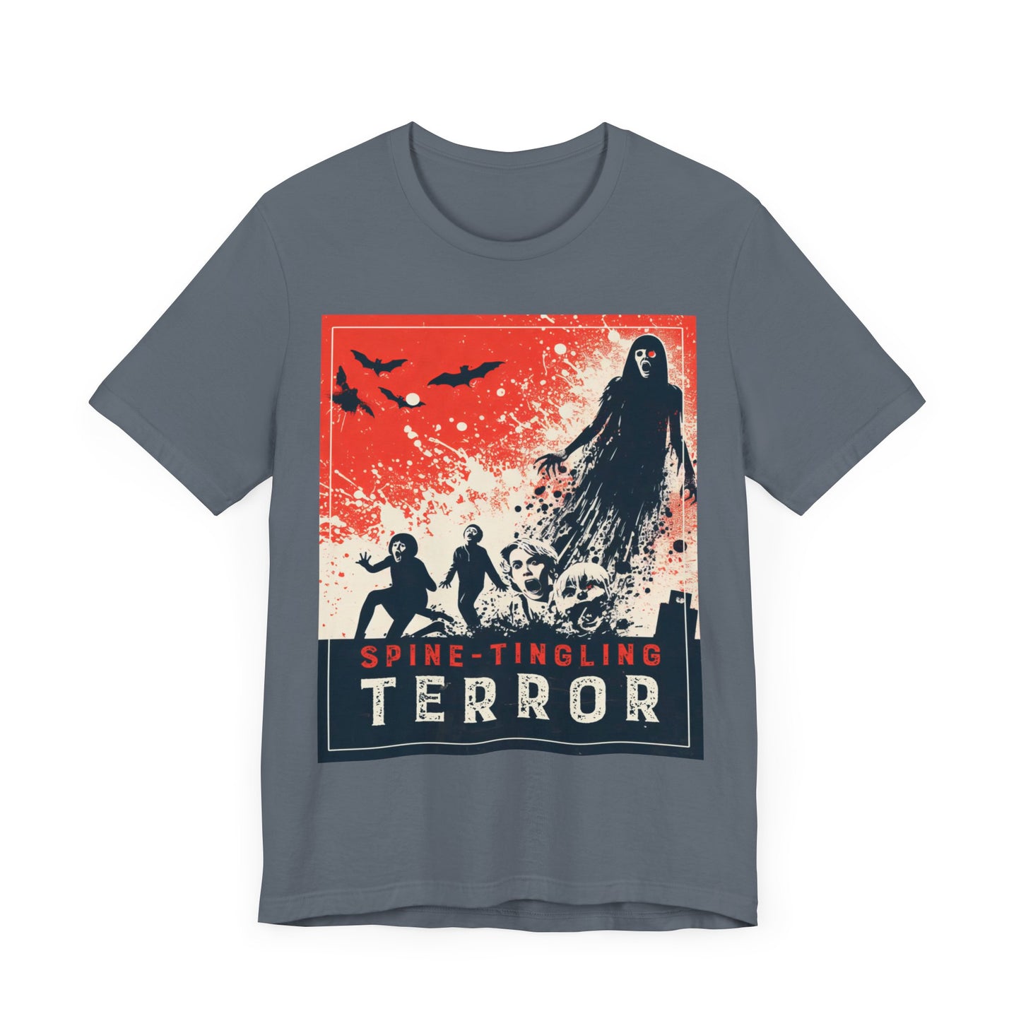 Spine-Tingling Terror  - Horror - T-Shirt by Stichas T-Shirt Company